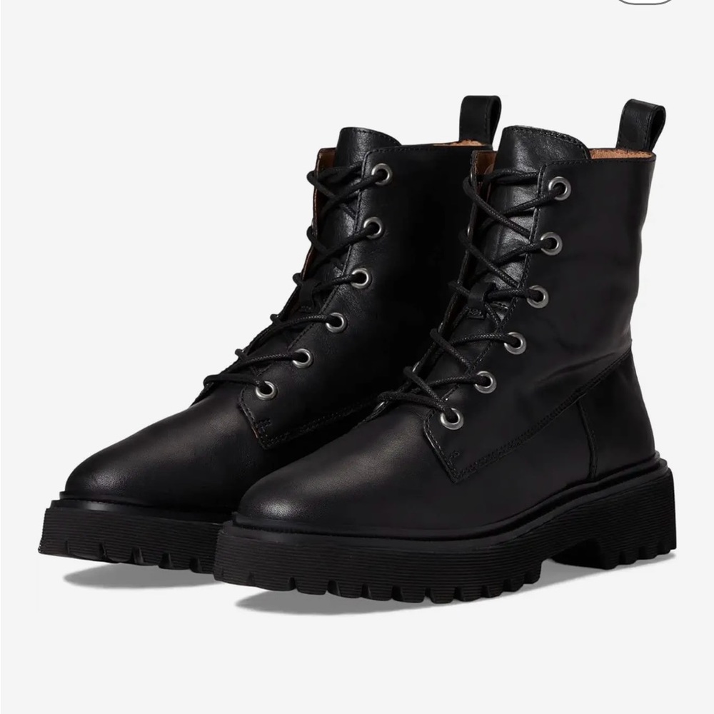 Black Combat Boot